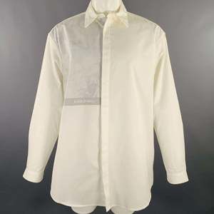 A-COLD-WALL White Grey Marbled Hidden Buttons Jacket
